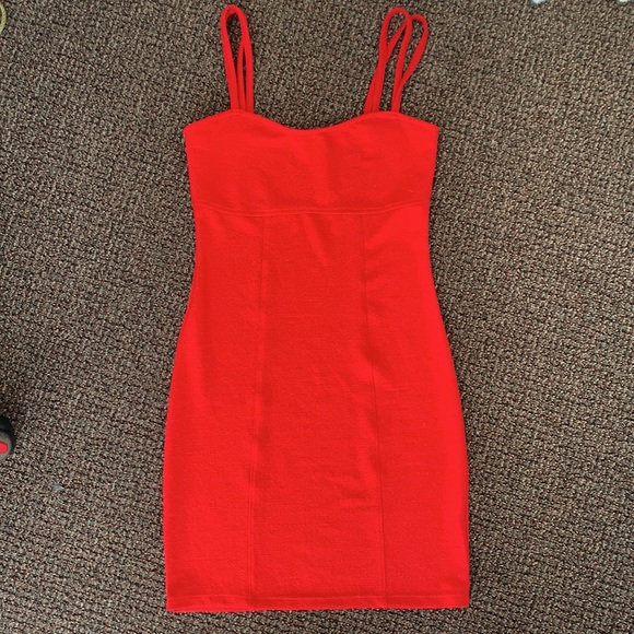 Red Ambiance mini dress size small - Picture 2 of 3